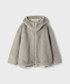 GRACE CONTINENTAL フェイクミンクフードジャケット