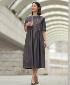 J.PRESS LADIES エアリースパンボイル ワンピース