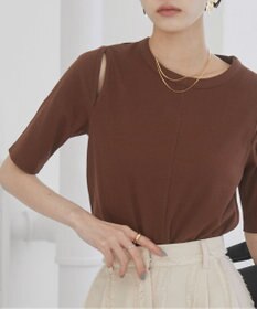 WEGO 【ANGIE VINTAGE】カットアウトリブトップス