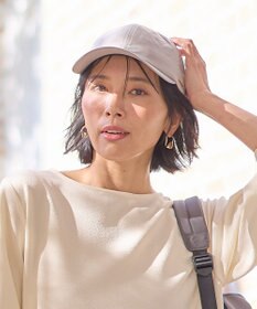 ANY 【UVケア/手洗い可/吸水速乾/ポケッタブル/サイズ調整可】プレート付キャップ