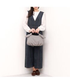 UNBILLION カシュカシュ cachecache / 下がりリボンナイロン2wayミニトートバッグ