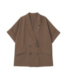 earth music&ecology 【セットアップ対応】リネンライクダブルジャケット