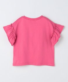 ANY KIDS 【綿100%】ひんやり フリル袖 もしゃもしゃTシャツ