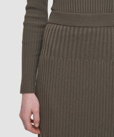 JOSEPH 【洗える】メリノウールリブ　ニットスカート