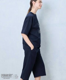 une nana cool 【綿100％】度詰コーマシルケットミニ裏毛パジャマ PEANUTS × une nana cool