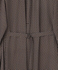 23区 【洗える】スクエアチェーンプリント ワンピース