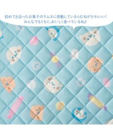 Mother garden しろたん クール 敷パッド 《ハッピーラムネ柄》