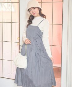 Feroux 【洗える】ニットセット キャミソールワンピース