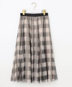 ANY SIS 【美人百花7月号掲載】2WAYチェックチュールリバーシブル スカート