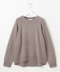自由区 S 【カタログ掲載】ウールカシミヤブレンドスパンコールラグランスリーブ ニット