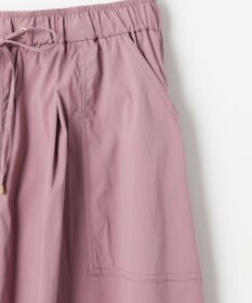 ANY 【ウエストゴム】ナイロンベイカーフレアスカート