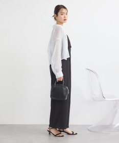 earth music&ecology メッシュストライプショートシャツ