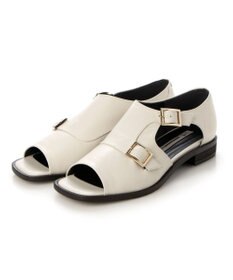 ing <ing>ダブルモンクサイドオープンシューズ