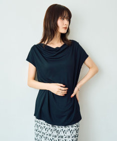 YECCA VECCA 【接触冷感】ドレープカットトップス