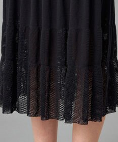 Chacott 【ノーソーイングニット】ティアードニットスカート