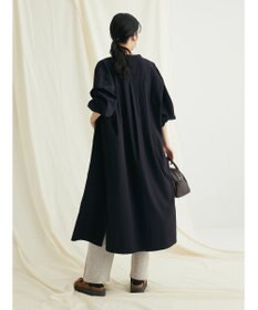 CRAFT STANDARD BOUTIQUE レーヨンデシンバンドカラーワンピース