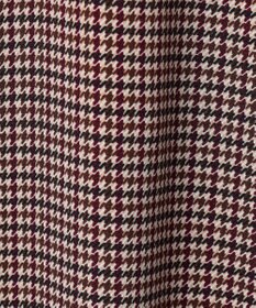 J.PRESS LADIES L デシンハウンドトゥースプリント ワンピース