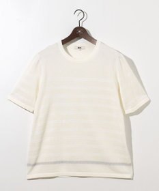 JOSEPH ABBOUD 【エコ素材/軽量/通気性/速乾性】ペーパーヤーンニット Ｔシャツ