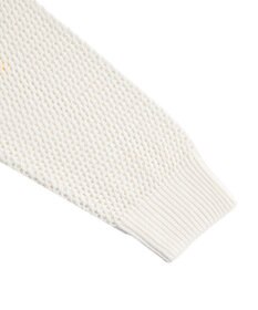 WEGO ジャガードメッシュニットビッグプルオーバー