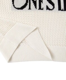 WEGO ジャガードメッシュニットビッグプルオーバー