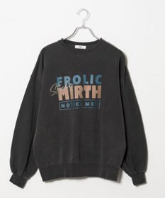 WEGO ヴィンテージライクピグメントスウェット