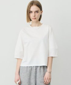 ICB L シャツジーナプレーディング ランタンスリーブカットソー