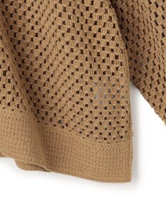 UNFILO クロシェレースニット ZIPカーディガン