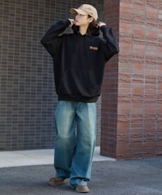 WEGO 【ユニセックス着用ITEM】別注NEWJACKグラフィックプルパーカー