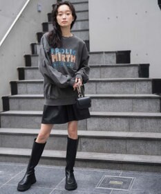 WEGO ヴィンテージライクピグメントスウェット