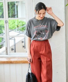 WEGO 【新色追加/ユニセックス着用アイテム/手洗い可/SMLサイズ展開】ピグメントグラフィックT（S）