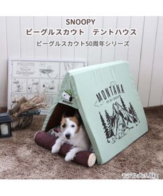 PET PARADISE スヌーピー ビーグルスカウト テント ハウス(46×47cm) 50周年