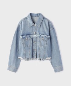 GRACE CONTINENTAL フリンジデニムジャケット