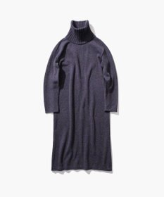 ATON WOOL MOULINE | タートルネックドレス