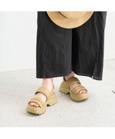 ing <ing>厚底クロスベルトスポーツサンダル