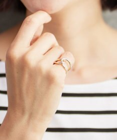 J.PRESS LADIES 2WAY ライン スカーフ リング