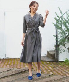 Feroux トレンチ風 ワンピース