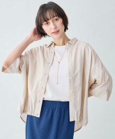 ANY ヨーロピアンリネンハーフスリーブシャツ