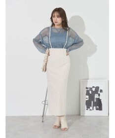 earth music&ecology マルチＷＡＹサス付タイトスカート