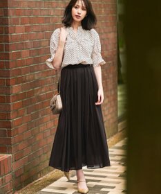 23区 S 【洗える】シアービエラ ギャザー スカート