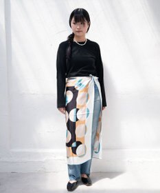 Marca ＜秋の新色！＞ 【the PORT by marca】LIGHT 大判 シルクツイル スカーフ