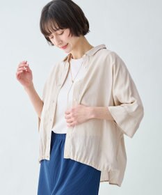 ANY ヨーロピアンリネンハーフスリーブシャツ