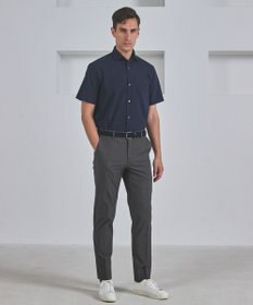 GOTAIRIKU 仕事で着られる 冷んやり綿パン【接触冷感/ストレッチ】ストレッチサマーポプリン