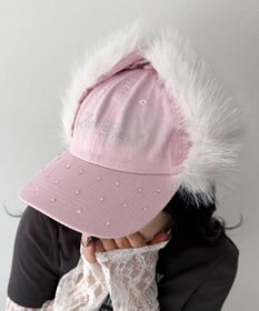 WEGO ラインストーンドッグイヤーキャップ