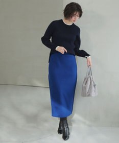 ANY SIS S 【WEB・一部店舗限定】ダブルカラー ニット