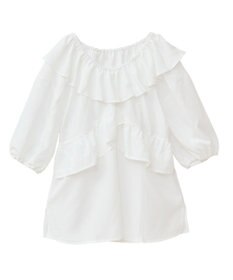 Green Parks ２ｗａｙ　フリルショートスリーブブラウス