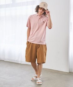 J.PRESS YORK STREET 【UNISEX】リネンライクイージーカーゴ ハーフパンツ