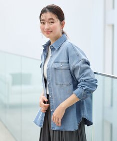ANY 【洗濯機可/ストレッチ】デニムシャツ