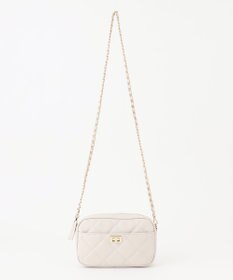 23区 ファスナー キルティング ショルダーバッグ