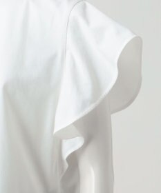 23区 【R(アール)】プレミアムコットンジャージー フリルスリーブカットソー