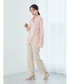 earth music&ecology オープンデザインシアーシャツ